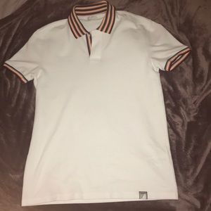 Versace Polo Colored Collar/ Colored Sleeves